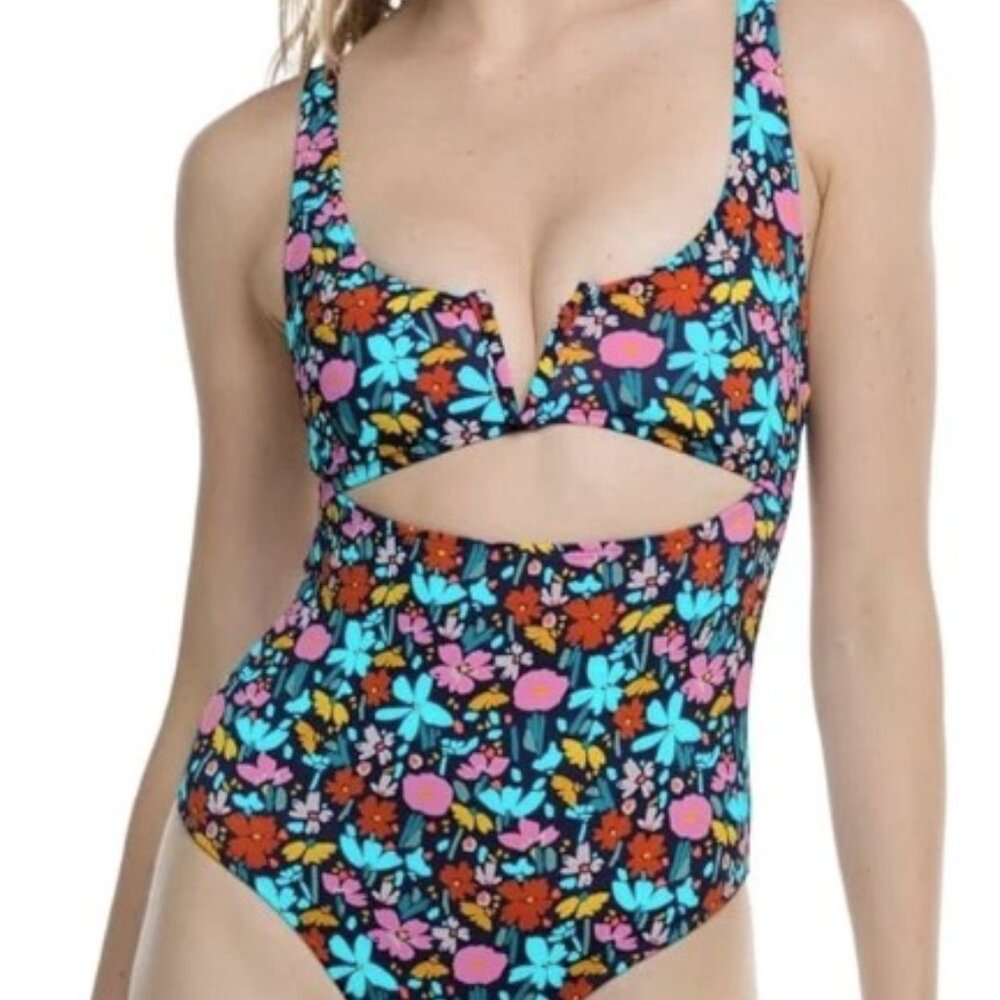 NWT Body Glove Women's Standard Eli One Piece Swimsuit with V-Wire Size L